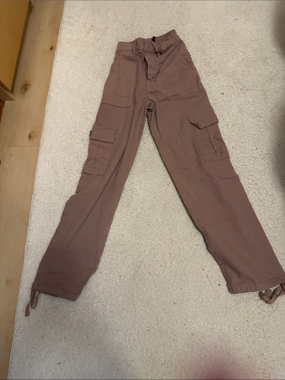 Utility Cargo Pants in Dusty Mauve